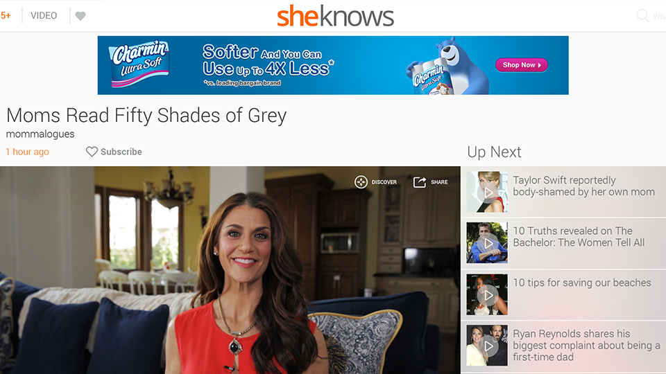 SheKnows Video Section Responsive Design